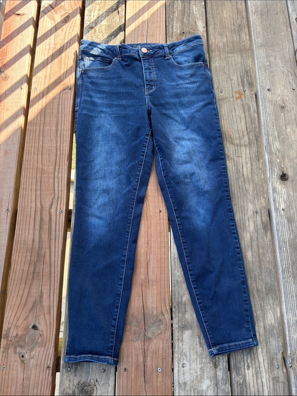 Maurices Dark Blue Skinny Jeans